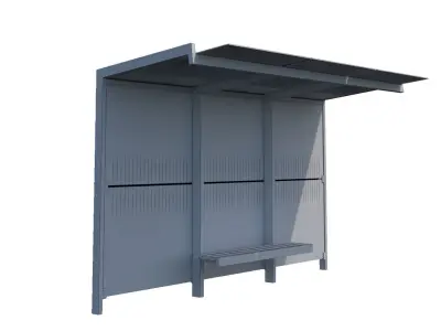 MMCite Geomere 300 Bus Shelter 3D model