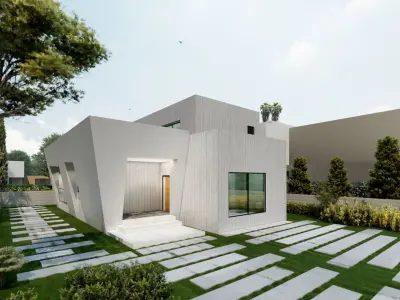Minimal Modern House - 230 SQM - Full Package 3D model