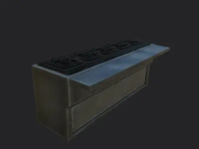 Cooking Burners 3D model