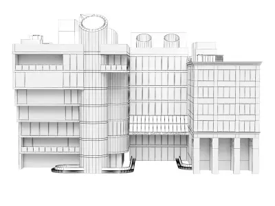 Building 536 Mission steet San Francisco CA 3D model