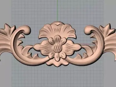 Artcam Aspire 3D relief models STL Files used for CNC E563 3D model
