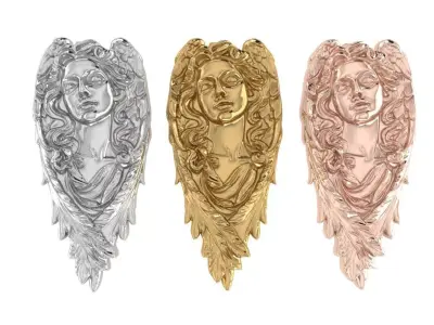 Angel Relief 3D print model