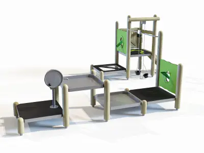 Playground Construction site sandbox Vedra 3D model