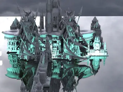 Underworld Ferrymans way City of below 3D model