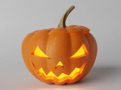 Halloween Pumpkin Free low-poly 3D model