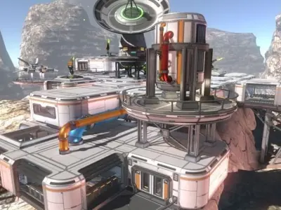 Scifi Kit Vol 2 Low-poly 3D model