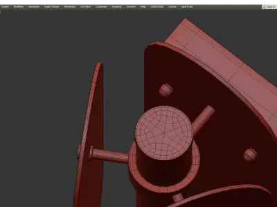 LURE SCONCE Low-poly 3D model