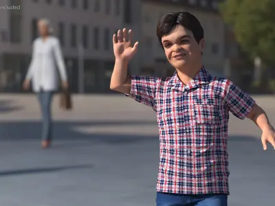  Dwarf Men Rigged for Maya Collection 