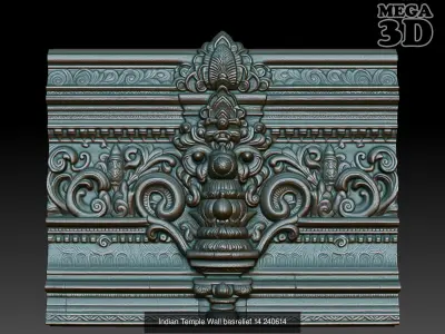 Indian Temple Wall basrelief Pack 240614