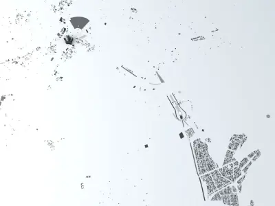 Mecca Streets and Buildings 3D model