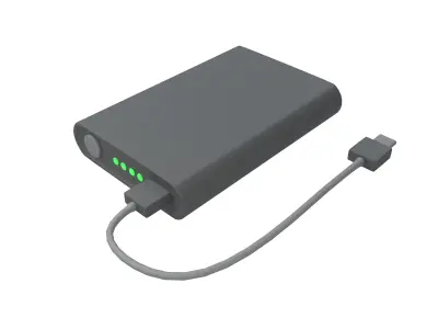 Power Bank Icon v1 001 Low-poly 3D model