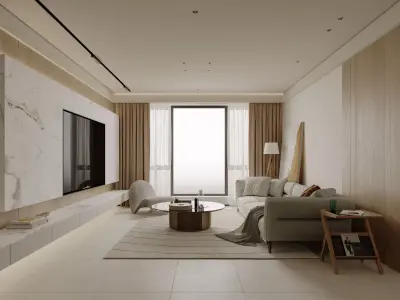 apartment interior scenes        3D model 6