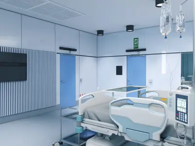  Single Unit Self Care Hospital Room 