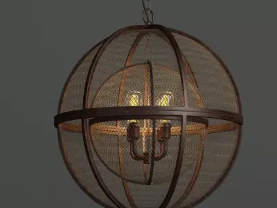 Hanging  lamp LOFT HOUSE P-127 3D model