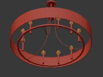 Ghost Chandelier 3D model
