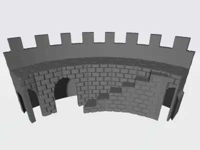 Skull lego castle 3D print model