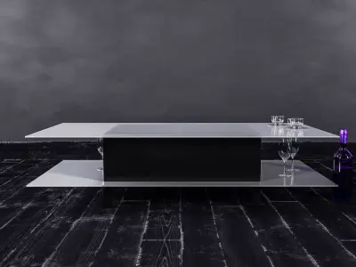 Table - Interior Living Room Furniture 10 3D model