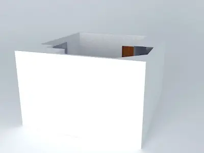 andressa2 room with window and sky Free 3D model