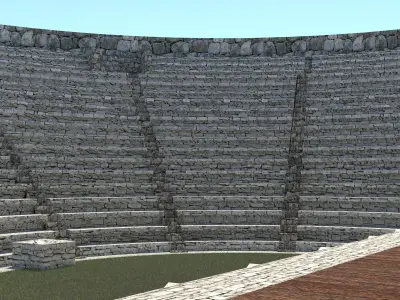 Roman Theater  3D model