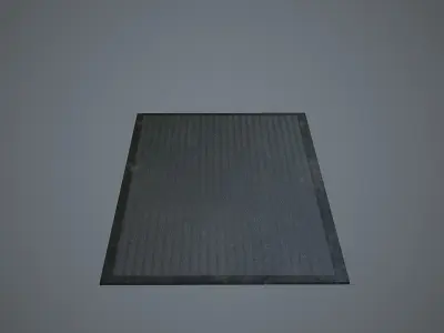 Welcome Mat Low-poly 3D model