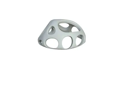 SciFi Cube Object No 55918 Low Poly Shape Low-poly 3D model