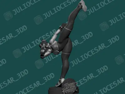 Street fighter - Chun Li 3D print model