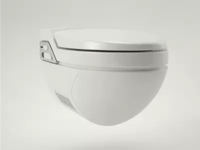 Pro - Toilet Gerebit 8000 Plus 3D model