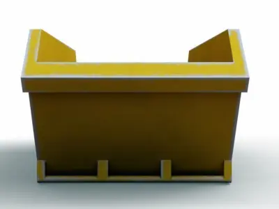 Dumpster or Skip Low-poly 3D model