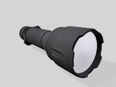Flash Light Low-poly 3D model