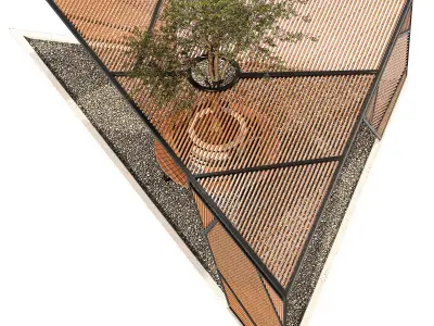 Park Shade Structure 3D model