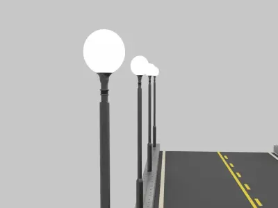 light 3D model 16
