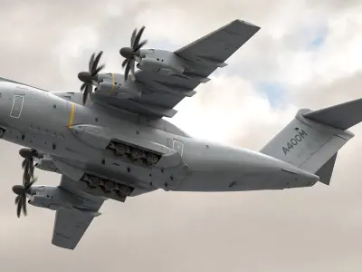  Airbus A400M Atlas Turboprop Military Transport Aircraft 