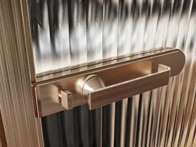 Glas italia door 3 3D model