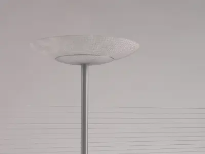 FLOOR LAMP---Iced glass 3D model