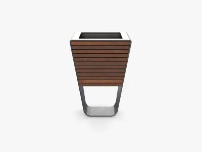 Trash can v8 3D model