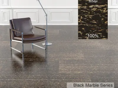 Black Marble Texture 3 3D model