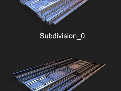 Sci-Fi Tile 3D model