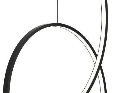Hoop pr S Hanging Lamp by Forstlight 3D model
