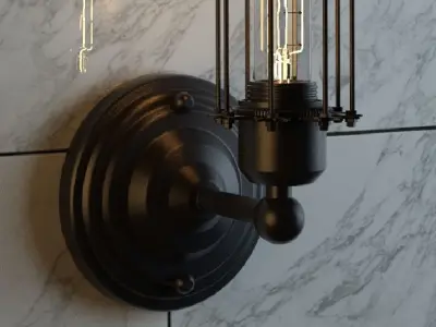 Sconce 8 Loft Design 3D model