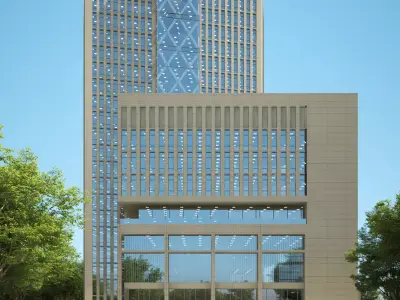 Modern Office Building  3D model