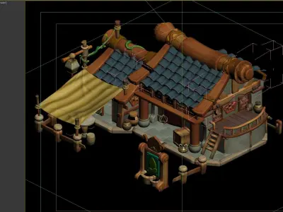 tea house 3D model