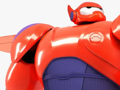 Baymax - Big Hero 6 Low-poly 3D model