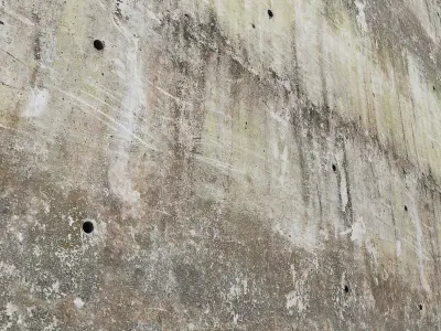 Ultra realistic Concrete wall Dirt Scan 3D model