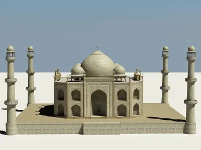 Taj Mahal 3D model  3D model