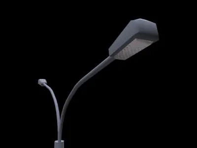 Street Light Low-poly 3D model