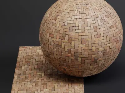 Bricks vol02 Floor 8K Seamless PBR Materials Texture