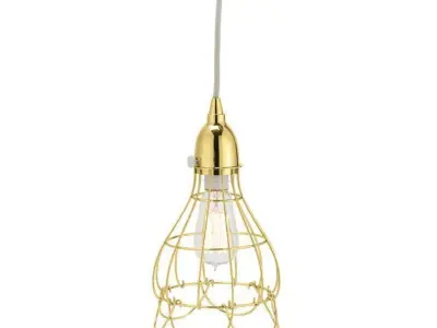 Colbourne Light Single Bell Pendant - 2 Colour 3D model