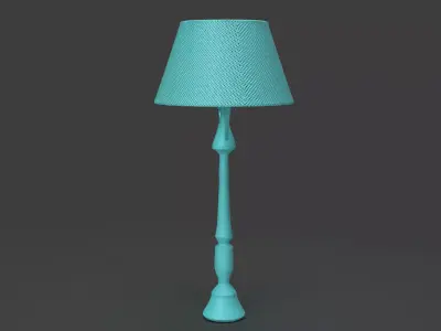 Lampshade Lamp Low-poly 3D model purchase