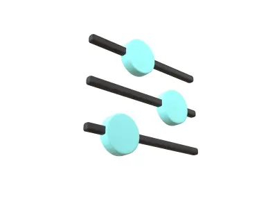 Setting Symbol v4 003 Low-poly 3D model