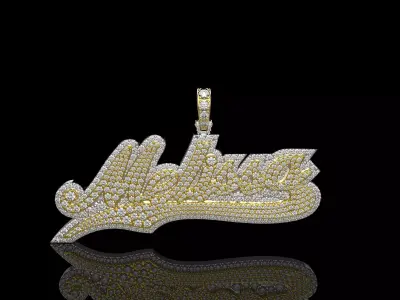 Melissa milwaukee hornets diamond pendant 3D print model